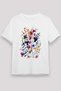 Flower White Unisex T-Shirt T-Shirt