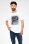 Owl Printed Unisex White T-Shirt - 2
