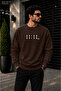 Men's 11:11 Pm Digital Clock Printed Cycling Round Neck Casual Sweatshirt