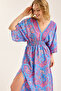 Dv Neck Dress - 4