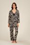 Women's Modal Fabric 3-Piece Pajama Set, Boxed Pajama Set, 50% Cotton 50% Modal - 2