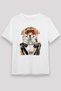 Coffee Colic Printed Unisex White T-Shirt