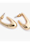 Drop Hoop Earrings - 3