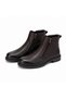 Men's Genuine Leather Boots with Zipper and Orthopedic Sole - 2
