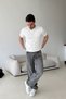Wuhan 100% Cotton Baggy Gray Men's Jeans - 3