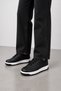 Mavro Women's Leather Sports Shoes – Stylish and Comfortable Casual Sneaker Black-White