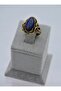Lapis Lazuli Stone Ring - Multicolor -