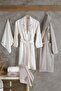 6 Piece 3D Embroidered Premium Bamboo Family Bathrobe Set (Contains 70% Bamboo Fiber) - 7
