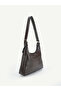 Brown Shk352 Faux Leather, Zippered, Adjustable Strap Women's Daily Hand, Arm and Shoulder Bag - 2