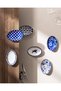 Reve bleu raye oval tobacco set - 15 cm - blue/white