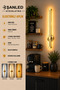 Decorative 20W Indoor Gold Case 3-Color Light 80 cm Wall Sconce Electric 1 Piece - 4