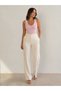 Women's U-Neck Sleeveless Ribbed Slim Fit Knitwear Body Blouse - 2