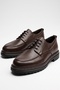 100% Genuine Leather Brown Casual Comfortable Classic Men's Shoes Luass30Al0063