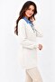 Women's Denim Collar Button Detailed Knitted Knitwear Tunic - 2