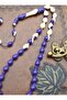 Acrylic beaded rosary - blue - - 3