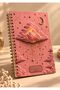 A5 Spiral-Bound, Pink Cloud, 120 Lined Pages, Notepad, School Notebook (Not Embossed.) - 5
