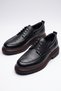 100% Genuine Leather Black Casual Comfortable Classic Men's Shoes Luass30Al0059