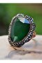 Special Design Crystal Ring - Green - - 2