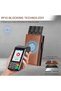 【ترقية】حافظة مزودة بحماية RFID، محفظة من الجلد الأصلي قابلة للطي مع جيب للأوراق النقدية، حامل بطاقة الهوية - 2