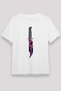 Halloween Unisex Printed White T-Shirt - Tshirt
