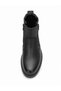 Men's Genuine Leather Boots with Zipper and Orthopedic Sole - 6