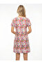 Women's Colorful Cotton Fabric Dress - 2