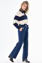 Grass Stitched Denim Trousers 19114 - 5