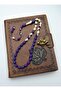 Acrylic beaded rosary - blue - - 2