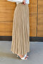Women's Flowy Modal Fabric Long Crinkled Skirt - 6