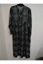 Superior Quality, 100% Lycra-Free Cotton Fabric, Front with Half Buttons, A-Style, Layered Long Dress - 2