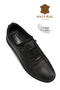 Genuine Leather Men's Shoes - Light Sole Genuine Leather Orthopedic Men's Shoes Syringe Black - 4