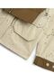 Embroidered Hooded Pants Set - Brown - 4