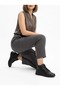 Artı-Artı20/Dr-2027 Genuine Leather Women's Daily Orthopedic Lace-Up & Zippered Black Mother Boots - 5