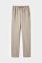 Ds Damat Relaxed Fit (Pile-Free) Beige Striped Jogger Pants - 5