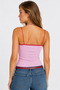 Contrast Striped Knitwear Athlete Bodysuit - 4