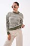 Women's Patterned Sweater - 3