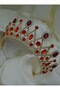 Wedding engagement henna bride crown- red - - 3