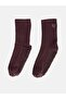 Embroidered Women's Socks with Anti-Slip Sole (W6) - 3