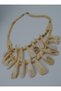 Real Bone Necklace - Multi-Colored - - 3