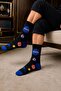 Nasa Space and Planet Patterned Black Unisex Socks - 2
