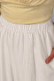 Wide-Legged Casual Tencel Fabric Skirt-Looking Pants with Elastic Waist - 6