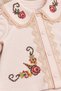 Baby Girl Cross-Stitch Embroidered 5-Piece Hospital Discharge Set – Newborn Baby Set Cotton Gift 0-3 Months 50-56 cm - 5