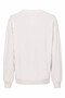 Lamb Embroidery O-Neck Ecru Women's Sweatshirt 27Kdt1000025 - 3