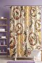 Yellow Floral Embroidered Birds Patterned Bathroom Curtain, Shower Curtain, Bathtub Curtain 175X200Cm - 2