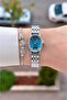 Blue Silver Color 5 Atm Gift Packed 20 mm Women Wrist Watch - 3