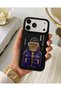 iPhone 17 Pro Max Compatible Camera Protected Embroidered Cool Animals Figured Case