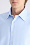 Ds Damat Slim Fit Blue Dobby Shirt - 2