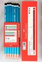 X Dekomus, Original Faber-Castell 32 Piece Stationery Set, 12 Cornered Coral and Red Pencils, 4 Erasers, 4 Pencil Sharpeners Set - 2