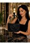 Selene Pearl Vintage Era 3D Design Women's Shoulder Bag – Black