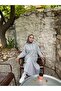 3 Thread Sweat Dress with Hood - 4